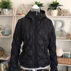 Emporio Armani Black Diamond Quilted Coat/Jacket 8